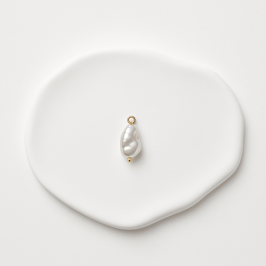 Charms coquillage en nacre - Breloque moderne