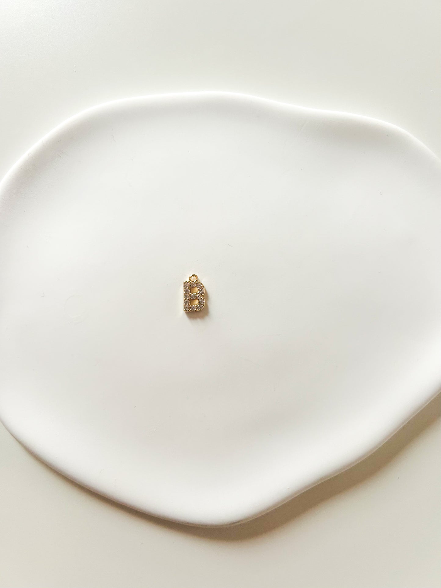 Charms Lettre B – Breloque Alphabet - Petite taille