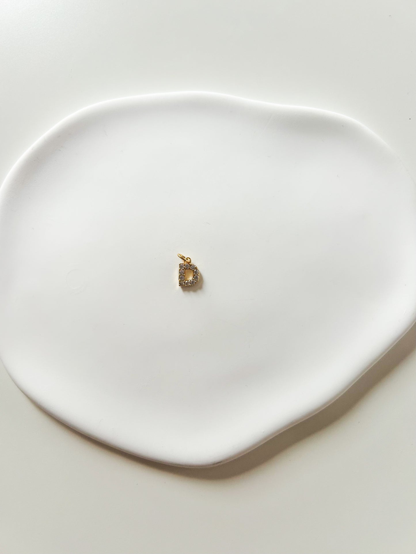 Charms Lettre D – Breloque Alphabet - Petite taille