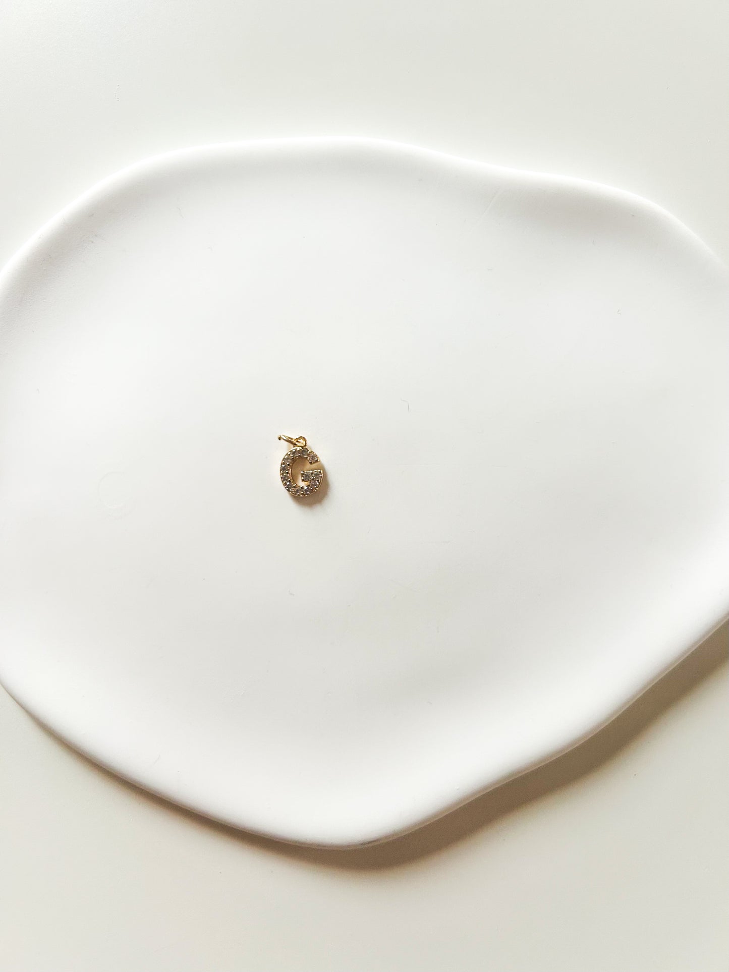 Charms Lettre G – Breloque Alphabet - Petite taille