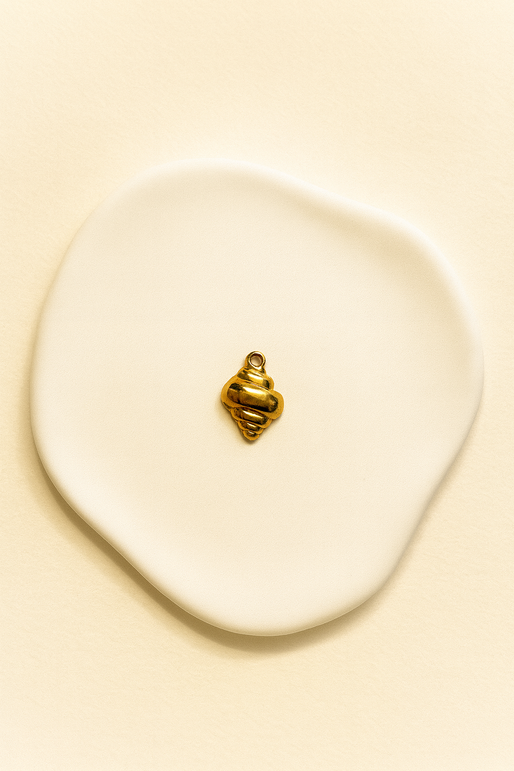 Charms Doré en Forme de Coquillage Grande Taille – Pendentif pour Bijoux