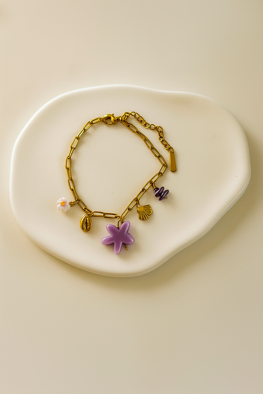 Bracelet Charms Doré – Inspirations Marines