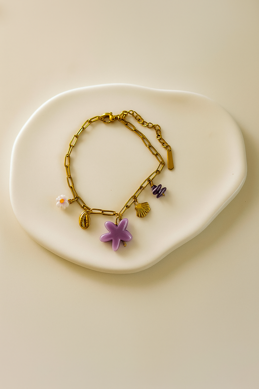 Bracelet Charms Doré – Inspirations Marines