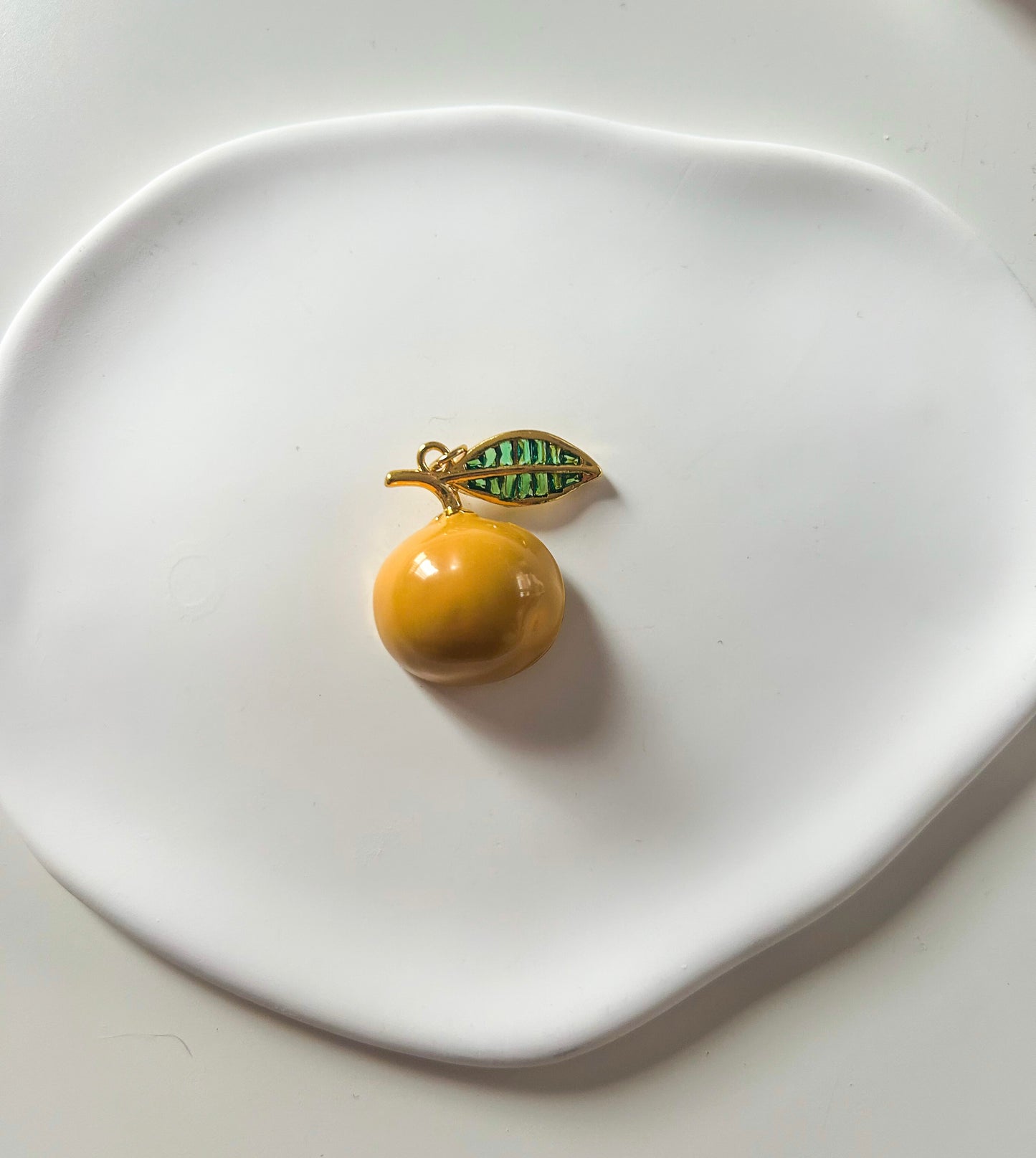 Charms Doré en Forme de Pomme – Pendentif pour Bijoux