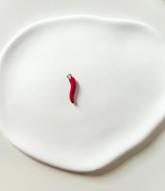 Charms piment rouge - porte bonheur