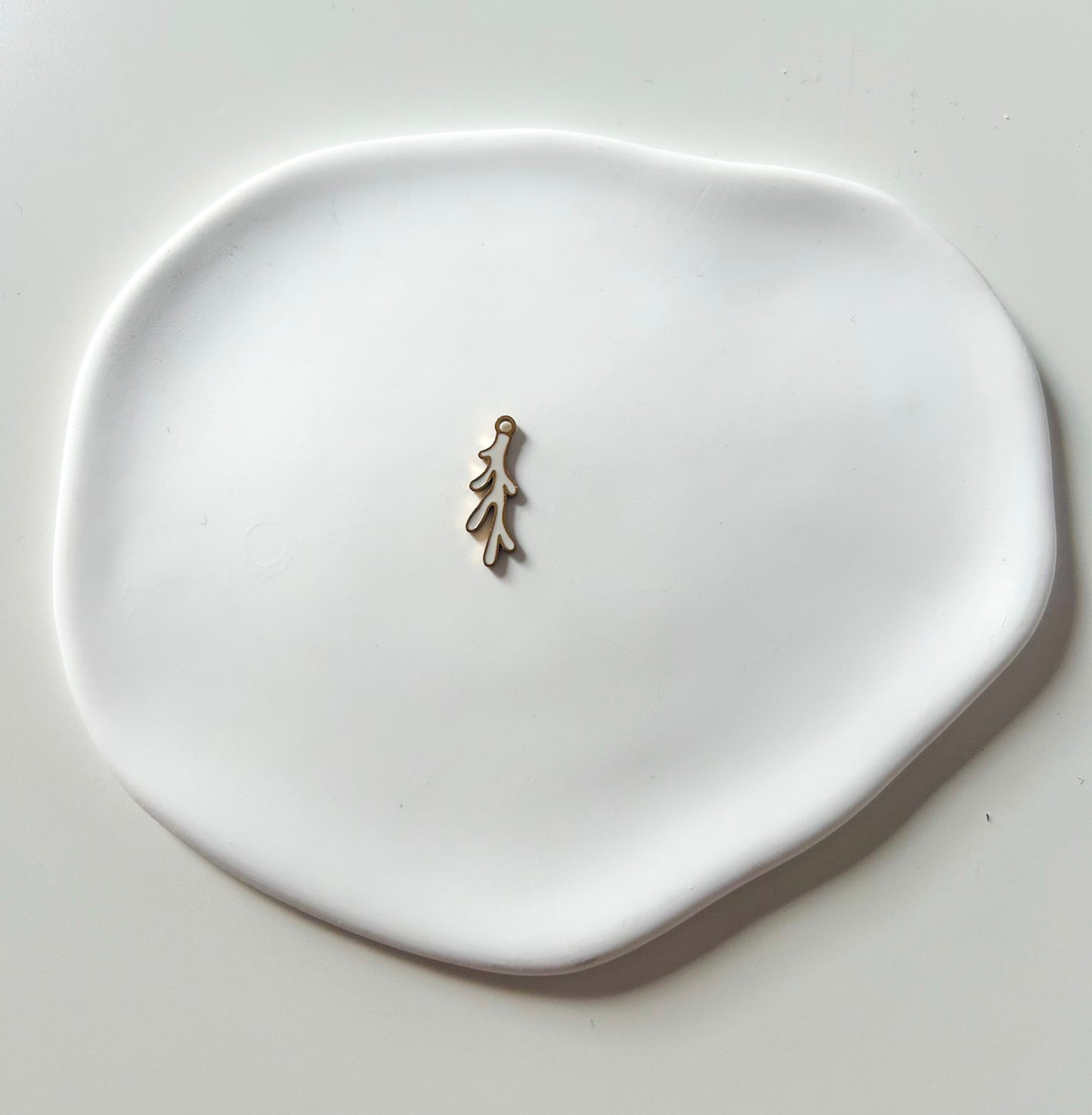 Charms corail blanc - pendentif marin