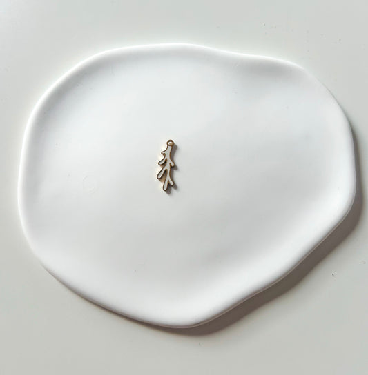 Charms corail blanc - pendentif marin