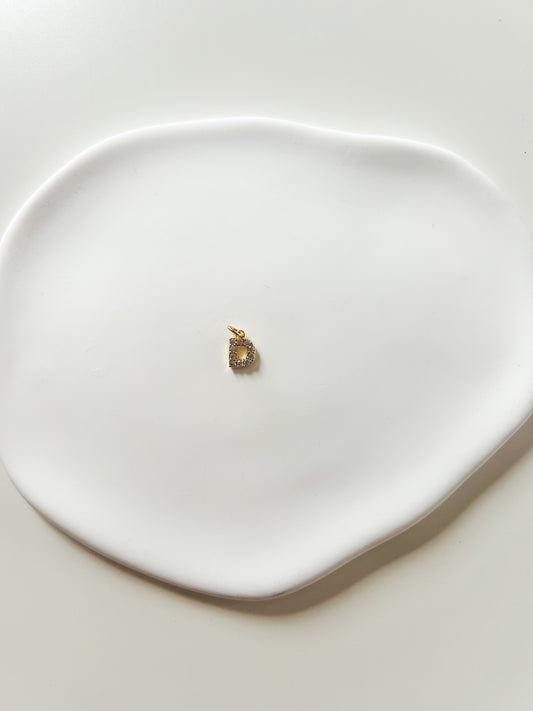 Charms Lettre D – Breloque Alphabet - Petite taille