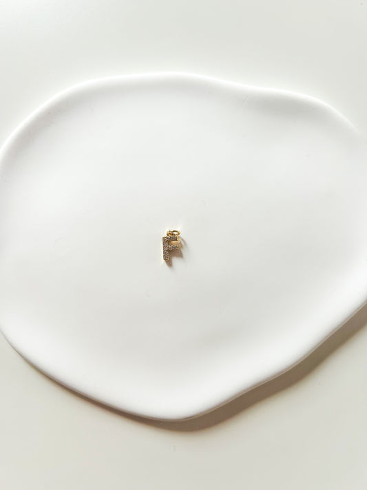 Charms Lettre F – Breloque Alphabet - Petite taille