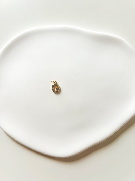 Charms Lettre G – Breloque Alphabet - Petite taille