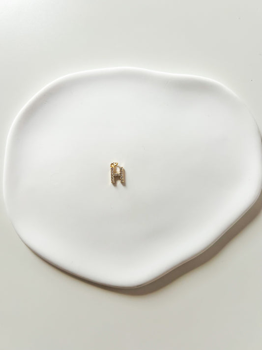 Charms Lettre H – Breloque Alphabet - Petite taille