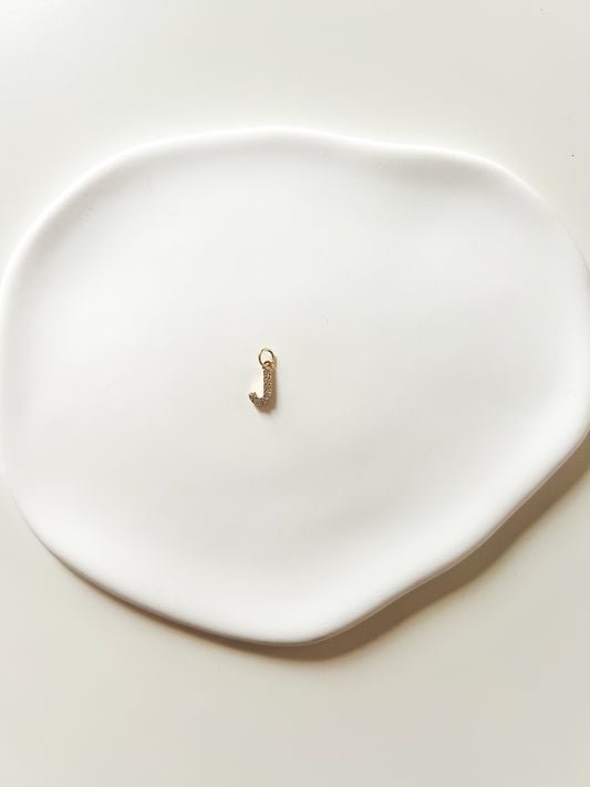 Charms Lettre J – Breloque Alphabet - Petite taille