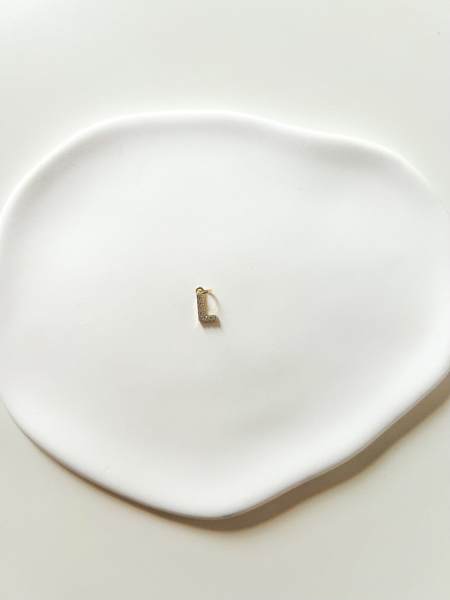 Charms Lettre L – Breloque Alphabet  - Petite taille