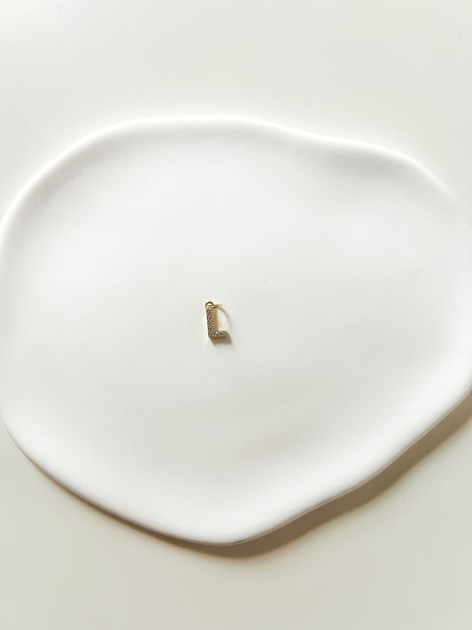 Charms Lettre L – Breloque Alphabet  - Petite taille