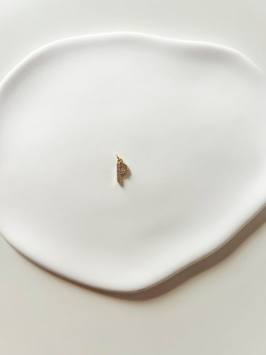 Charms Lettre P – Breloque Alphabet  - Petite taille