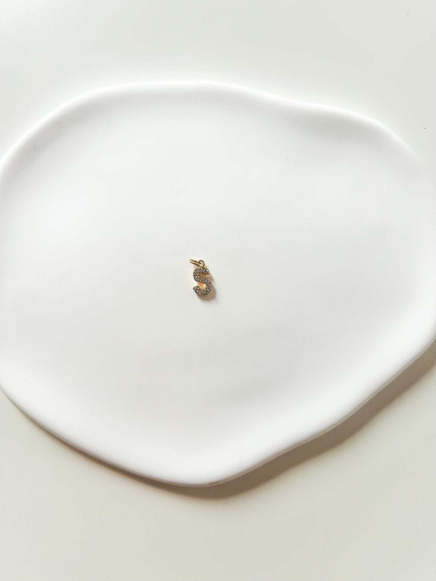 Charms Lettre S – Breloque Alphabet - Petite taille