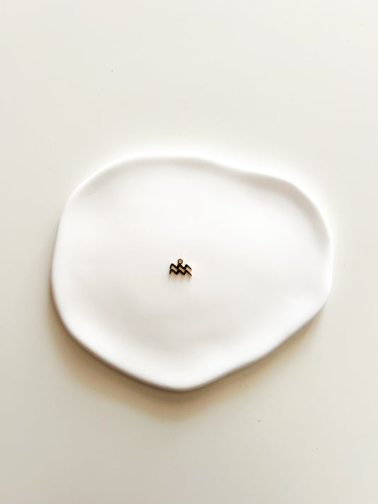 Charms Signe Astrologique en Or - Verseau